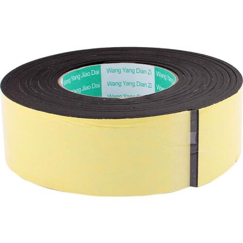 Uxcell 50mmx4mm Single Sided Sponge Tape Adhesive Sticker Foam Glue Strip Sealing 3 Meters 10Ft