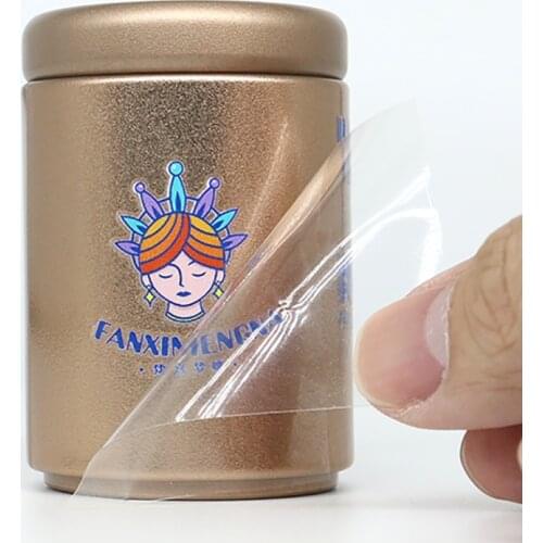 Full Color Transfer Paste Customized Logo 3D Sticker Transparent Self-Adhesive Label
