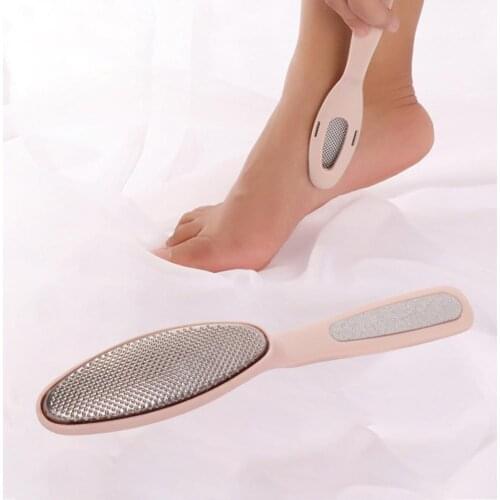 Foot File Hard Dead Skin Callus Remover Double Side Sharp Stainless Steel Dead Skin Foot Rasp Foot Grater Foot Care Tools