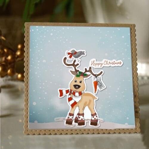 NCraft Christmas Clear Stamps T1520 Scrapbook Paper Craft scrapbooking Deer