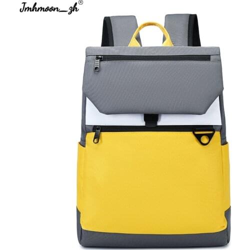 Backpack for Men and Women Waterproof Student Schoolbag Large Capacity 15.6 Inch Computer Backpack Fashion Travel Shoulder Bags