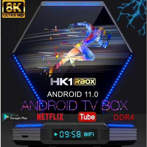 Android 11.0 8K TV BOX Quad-Core Streaming Media Player DDR4 Android Tv Box Youtube Netflix Google Play 10000+ Apps