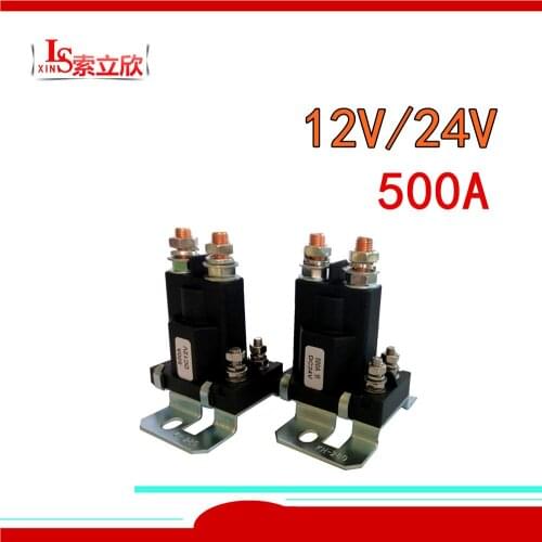 1pcs New Automotive Relay 12V 24V 500A Car Starting Saloon Car With Contactor Refitting Elevator High Current Relay