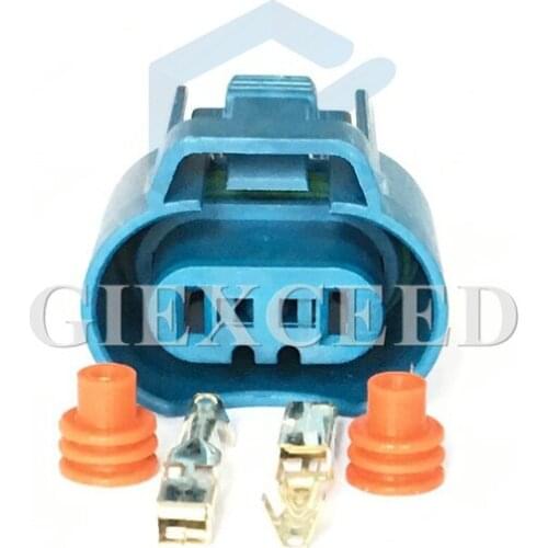 2 Sets 2 Pin Automotive Fog Lamp Light Plug For Toyota Auto Car Universal Female Socket