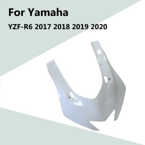 For Yamaha YZF-R6 2017 2018 2019 2020 Head Fairing Nose Front Upper ABS Injection Fairing Motorcycle Modification Accessories