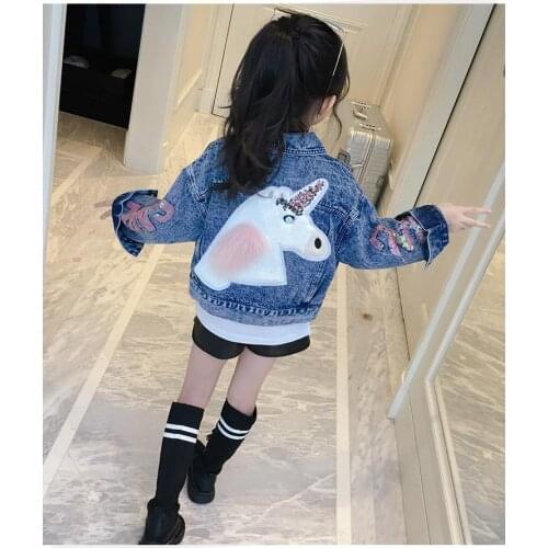 Girls denim jacket 1