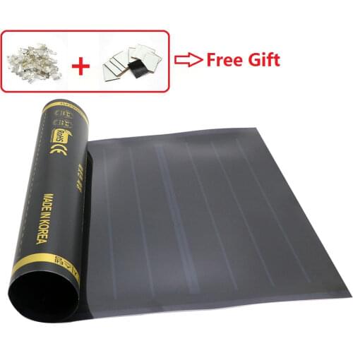 Graphene PTC 240w/m2 Infrared Underfloor Heating Film AC220V Mat Made in Korea