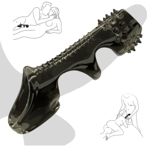 Penis Rings Delayed Ejaculation Male Enlargement Cock Cover Ring Penis Sleeve Dick Chastity Device Erotic Adult Sex Toys for Man