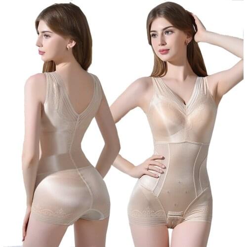 Shapewear Bodysuit for Women Girl Tummy and Waist Control Trainer Camisole Sleeveless Full Body Shaper Butt Lifter Hook Design