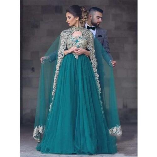 Charming A-Line formal Evening Gown Appliques High Neck Sequins With Jacket Special Occasion prom Mother of the Bride Dresses