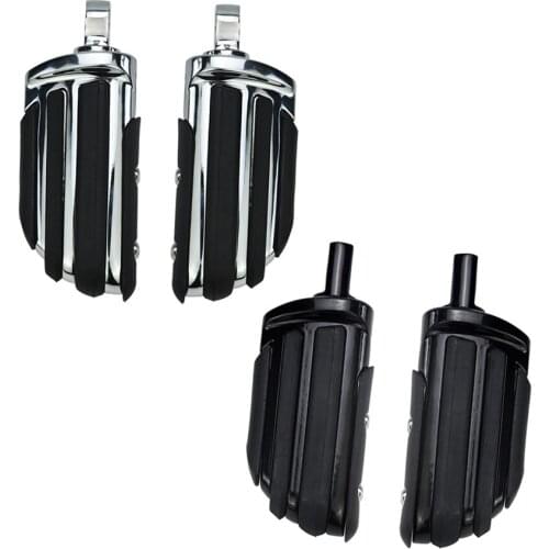 Motorcycle Engine Guard Highway Foot Pegs Footpeg 10mm Footrest Pedal Black/Chrome For Harley Touring Sportster XL Dyna Softail