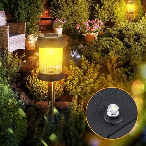 Solar Led Light Outdoor Waterproof Lawn Path Street Home Garland Flood Lamp Fixture Park Garden Decoration Landscape Lighting