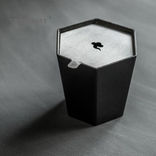 WIZAMONY black iron Jianshui dry brewing kungfu tea set tea slag jar water bowl washing tea ceremony tea washing accessories