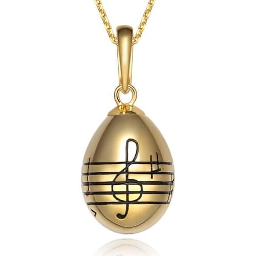 YAFFIL Vintage Egg Pendant Jewelry Charm Crystal Rhinestone Necklace Luxury Easter Bonus Egg To Women