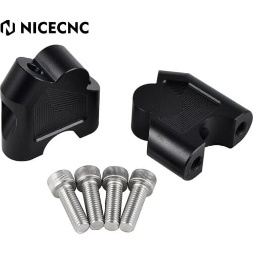 Motorcycle Handle Bar Clamp Raised Extend Handlebar Risers Mount Bar Clamp Back Adapter for Suzuki SV1000