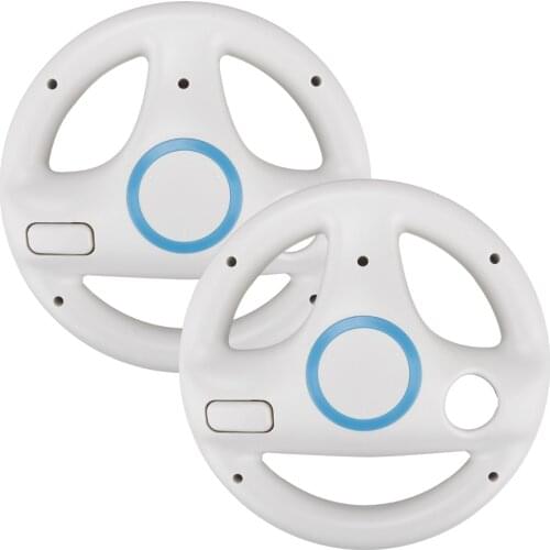 2Pcs for WII Remote Game Controller Steering Wheel Racing Games For Wii Kart Racing Wheel For Nintendo Wii Remote Controller