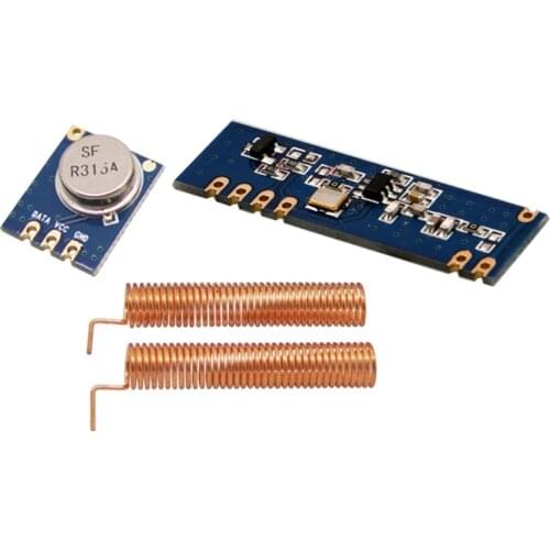 20sets ASK module TX module RX module (STX882 transmitter +SRX882 receiver +copper spring antenna 433mhz) 433mhz/315mhz