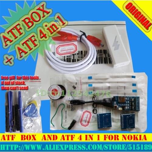 ATF Nitro box With Network Activation With Sl3 Network Activation For Nokia+ATF 4-in-1 JTAG / EMMC / ISP / MMC Card Adaptor