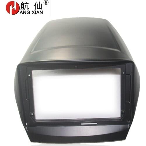 HANGXIAN Car Radio Fascia frame for HYUNDAI IX35 Tucson 2010-2016 car DVD player gps navi Panel Dash Kit Installation Frame