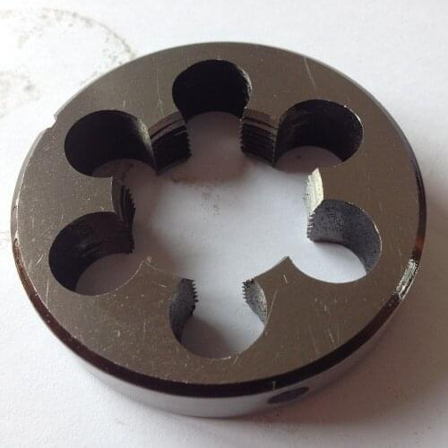 Free shipping of 1PC Metric alloy steel made manual die M31*1.0/1.5/2.0 pitch range for iron aluminum copper workpiece threads