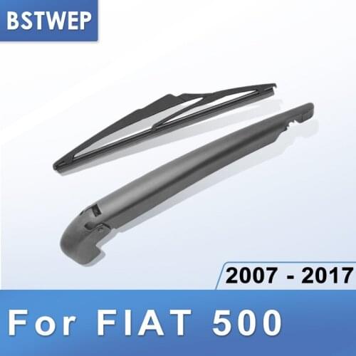 BSTWEP Rear Wiper & Arm for Fiat 500 2007 2008 2009 2010 2011 2012 2013 2014 2015 2016 2017