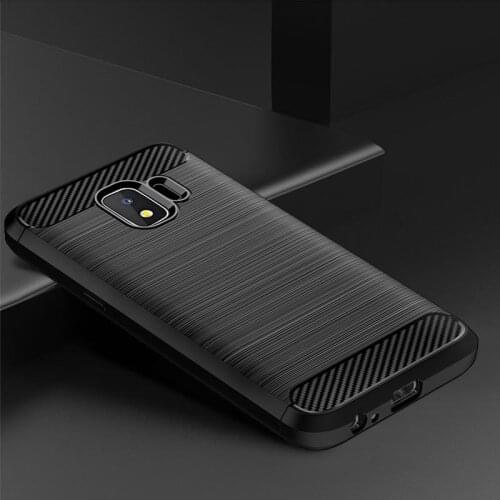 Case For Samsung Galaxy J2 2018 Case Silicone TPU Bumper Shockproof Carbon Cover for Samsung Galaxy J2 Pro 2018 J250 J250F Case