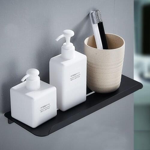 Black/Nickel 304 Stainless Steel Bathroom Shelf Shower Basket Bathroom Shampoo Holder Storage Rack Bathroom Accessories