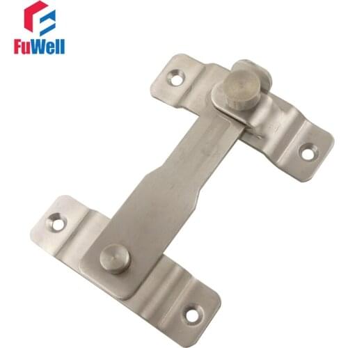 Stainless Steel Door Latch 110mm Length 3mm Thickness Gate House Door Barrel Bolt Lock