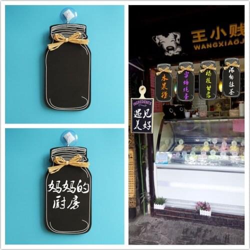 European new wooden milk cans blackboard / decoration listing / blackboard / WELCOME brand / dish brand