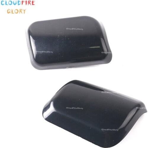 CloudFireGlory 30698208 30698209 Pair Left Right Headlight Washer Nozzle Cover Front Bumper For Volvo XC90 2003 2004 2005 2006
