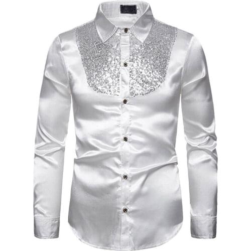 Madjtlqy Men's Tuxedo Shirts