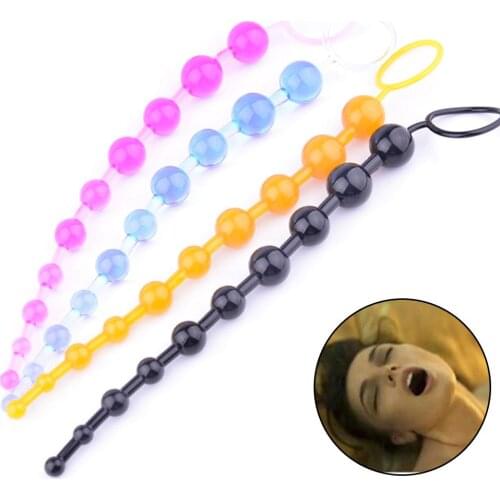 Unisex Masturbator Backyard Anal Plug Pull Beads Massage Stick Flirting Sex Toy Give you the feeling super comfort stimulation