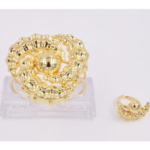 2018 Dubai Gold Bangles Fashion JC Jewelry Design Dubai Summer Style Cuff Bangles Bracelet For Women Girls Gift