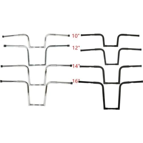 Motorcycle 1-1/4" Ape Hangers Bars FAT Handlebars For Harley Softail Sportster XL883 1200 FLST FXST Custom