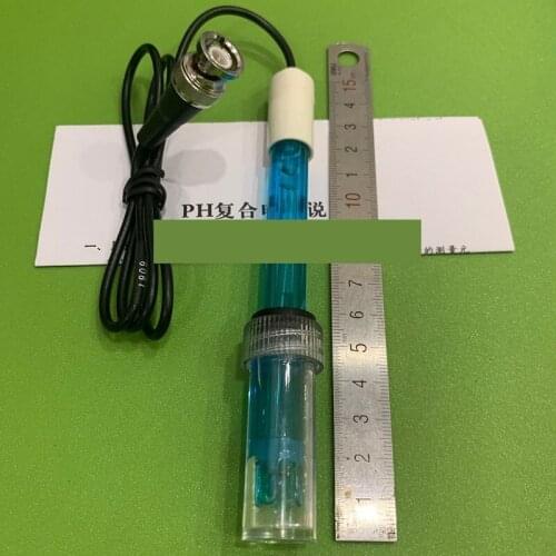 PH electrode E-201 type PH composite electrode liquid-fillable laboratory probe sensor probe tip