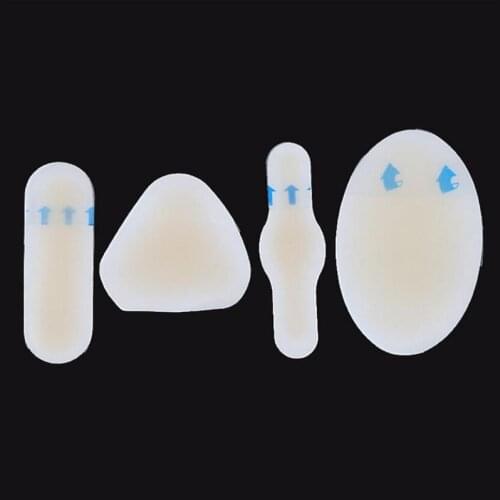 2pcs Gel Heel Protector Foot Patches Adhesive Blister Pads Hydrocolloid Heel Liner Shoes Stickers Pain Relief Plaster Inserts
