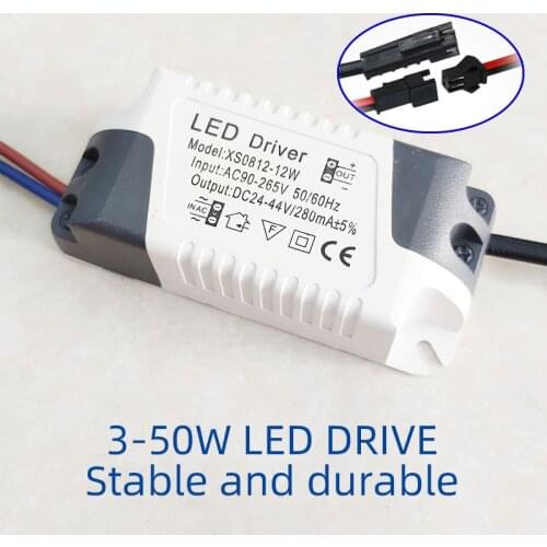 LED Driver 3W 5W 7W 9W 10W 12W 15W 18W 20W 24W 36W Power Supply Unit Downlight Lighting Transformers Adapter For LED Lights DIY