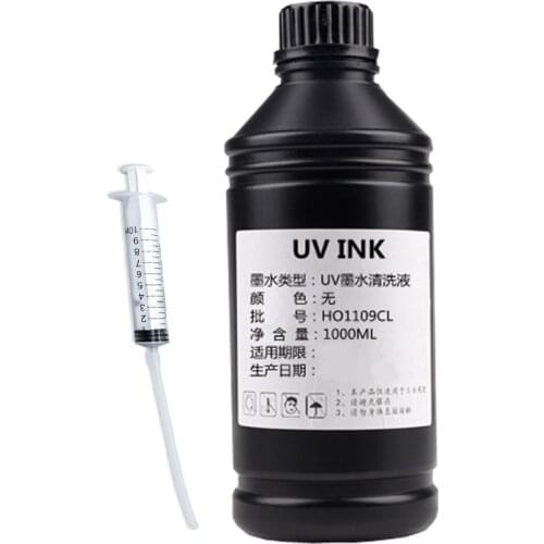 250ML 500ML 1000ML UV Cleaning Liquid For Epson Roland Mimaki UV Modified Printer Cleaning Fluid Printhead Cleaning Solution