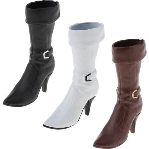 1/6 Scale Shoes Combat Boots for 12'' Female Action Figures - for for Figures Dress Up Accessories