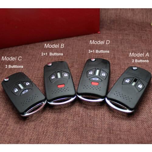 2/3/2+1/3+1 Buttons ModIfied Folding Flip Remote Key Shell For MITSUBISHI ECLIPSE ENEAVOR LANCER Blank Key Case Fob