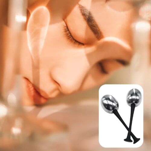 2PCS Ice Facial Roller Globes Spa Globes Beauty Tools for Face Cooling Neck Face Cooling Skin Care Massage Tool for Puffiness