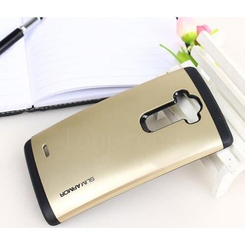 2015 Dual Layer Anti-knock SLIM ARMOR Case For LG flex 2 5.5" cell phone protective silicone cover for lg flex 2 + 1x Film free