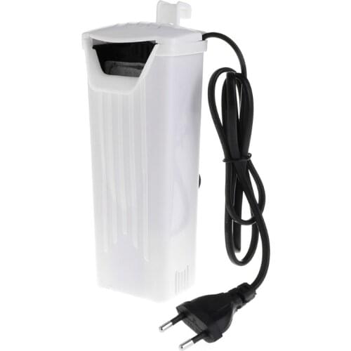 2020 New Waterfall Aquarium Turtle Fish Tank Oxygen Pump Built-In Low Water Level Filter