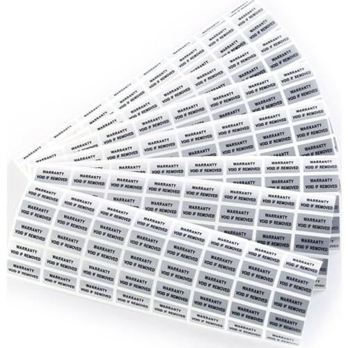 300 pieces Printed Security Seals Tamper Evident Warranty Void Labels Sticker Seals