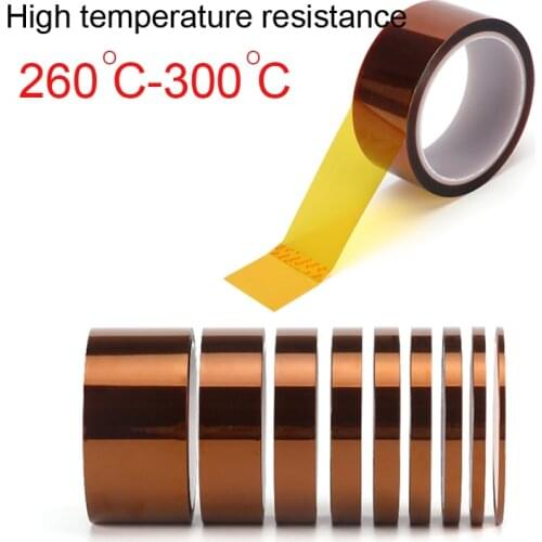 3D Printer Parts High Temperature Resistant Heat BGA Kapton Polyimide Insulating Thermal Insulation Adhesive Tape
