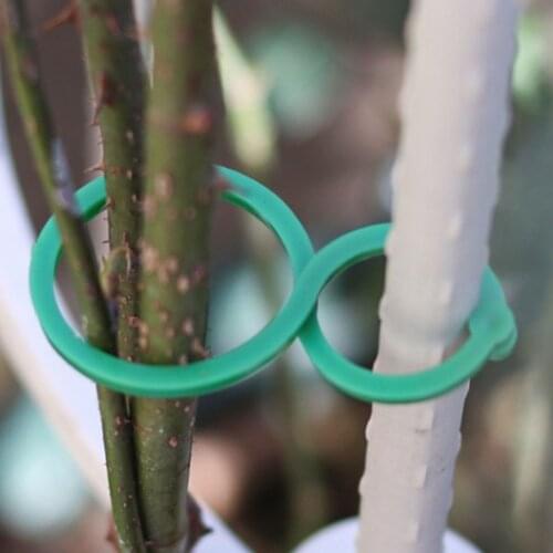 50/100Pcs Garden Plant Holder Trellis Clips For Vine Vegetable New Tomato Growing Upright Garden Plant Stand Tool