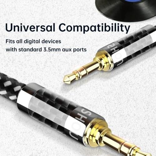 MOSHOU HiFi Jack 3.5 Audio Cable 3.5mm Speaker Line Aux Cable for iPhone 12 Samsung galaxy s8 Game Headphone Audio Jack