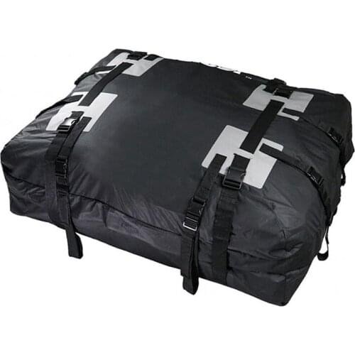 AU05 -Car Roof Cargo Bag, 15 Cubic Feet Waterproof , Anti-Tear PVC Roof Top Carrier Bag SUV Travel Storage Luggage Bag