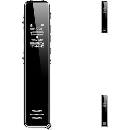 Digital Voice Recorder, One Key Voice Recorder Stereo HD Audio Recording Device With Noise Reduction For Lectures