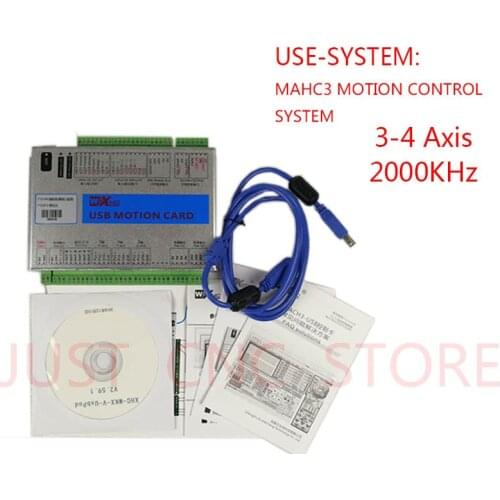 CNC Mach3 USB Motion Card XHC Controller Breakout Board 2MHz Support Win7 speed controller dc pwm